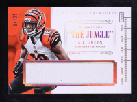 A.J. Green 2014 Panini National Treasures Timeline Materials Team Nicknames #28 #04/25 at PristineAuction.com