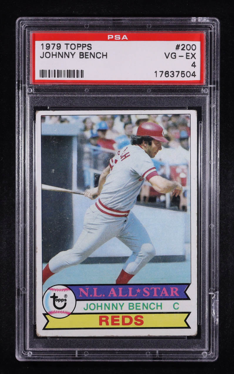 Johnny Bench 1979 Topps #200 (PSA 4) at PristineAuction.com Johnny Bench 1979 Topps #200 (PSA 4) at PristineAuction.com