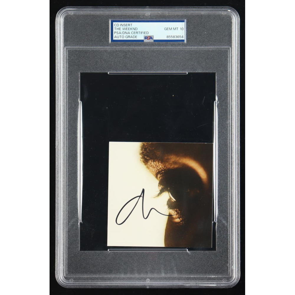 The Weeknd Signed 