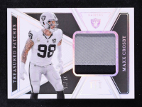 Maxx Crosby 2024 Panini National Treasures Treasured Patches Holo Silver #54 #15/25 at PristineAuction.com