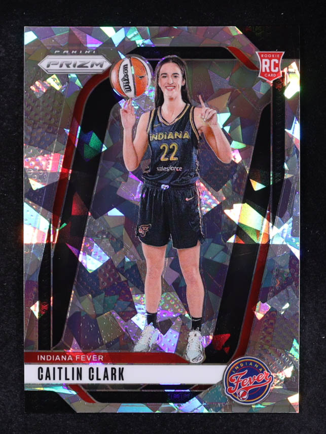 Caitlin Clark 2024 Panini Prizm WNBA Prizms Ice #145 RC at PristineAuction.com Caitlin Clark 2024 Panini Prizm WNBA Prizms Ice #145 RC at PristineAuction.com