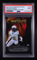 Travis Hunter 2024 Wild Card Haunted Hits Monster Hunt Pumpkin Rainbow Orange #TH #3/5 RC (PSA 9) at PristineAuction.com