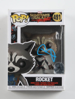 Bradley Cooper Signed "Guardians of the Galaxy Mission: Breakout" #491 Rocket Bobble-Head Funko Pop! Vinyl Figure (ACOA) at PristineAuction.com