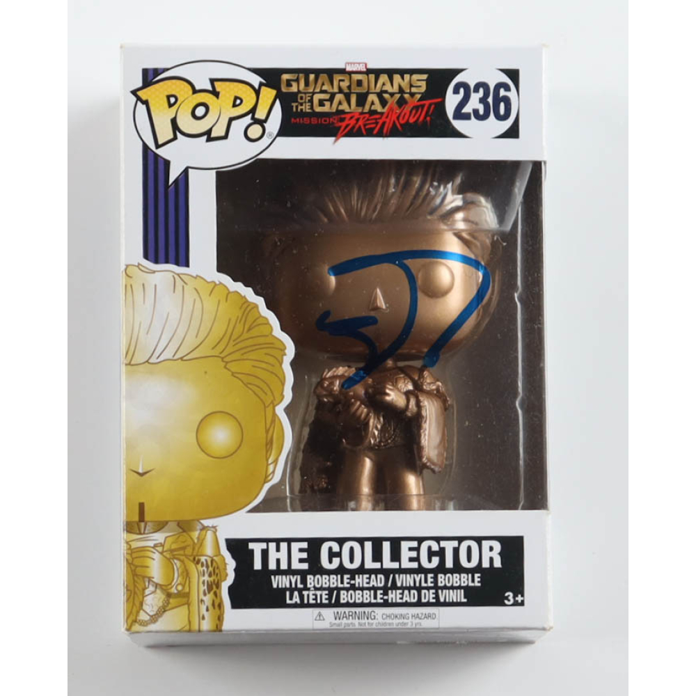 Benicio del Toro Signed "Guardians of the Galaxy Mission: Breakout" #236 The Collector Bobble-Head Funko Pop! Vinyl Figure (ACOA) at PristineAuction.com