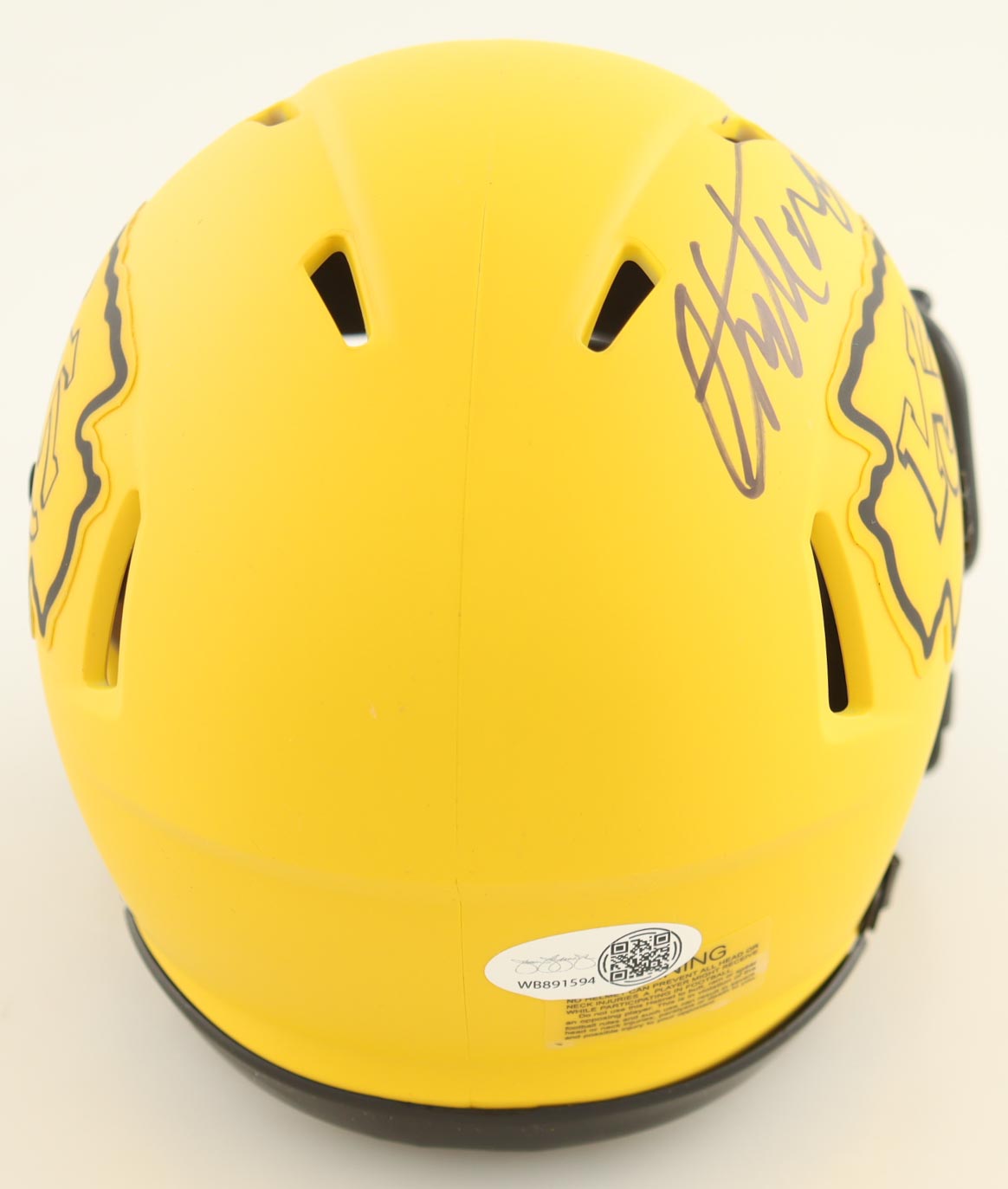 Christian Okoye Signed Chiefs Rave Alternate Speed Mini Helmet (JSA) at PristineAuction.com Christian Okoye Signed Chiefs Rave Alternate Speed Mini Helmet (JSA) at PristineAuction.com