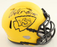Christian Okoye Signed Chiefs Rave Alternate Speed Mini Helmet (JSA) at PristineAuction.com