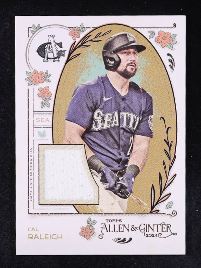 Cal Raleigh 2024 Topps Allen and Ginter Relics #AGRCRA B at PristineAuction.com Cal Raleigh 2024 Topps Allen and Ginter Relics #AGRCRA B at PristineAuction.com