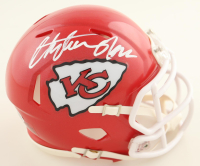 Christian Okoye Signed Chiefs Speed Mini Helmet (JSA) at PristineAuction.com