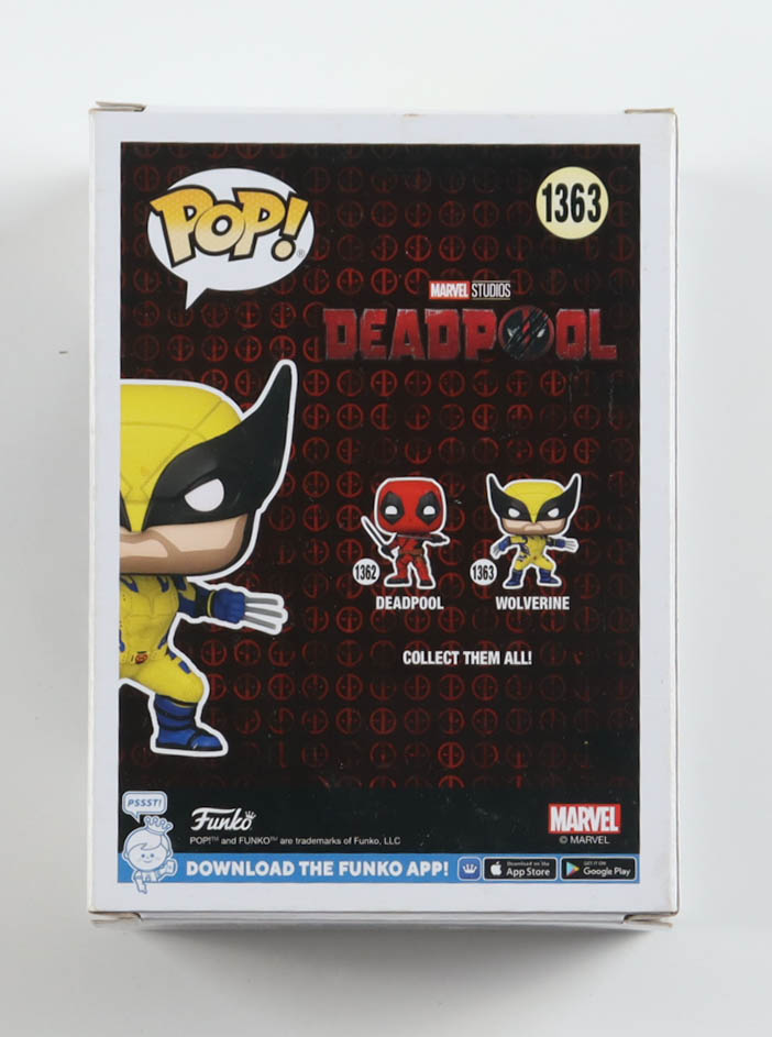 Hugh Jackman Signed "Deadpool & Wolverine" #1363 Wolverine Bobble-Head Funko Pop! Vinyl Figure (ACOA) at PristineAuction.com Hugh Jackman Signed "Deadpool & Wolverine" #1363 Wolverine Bobble-Head Funko Pop! Vinyl Figure (ACOA) at PristineAuction.com