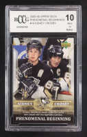 Sidney Crosby 2005-06 Upper Deck Phenomenal Beginnings #14 RC (BCCG 10) at PristineAuction.com