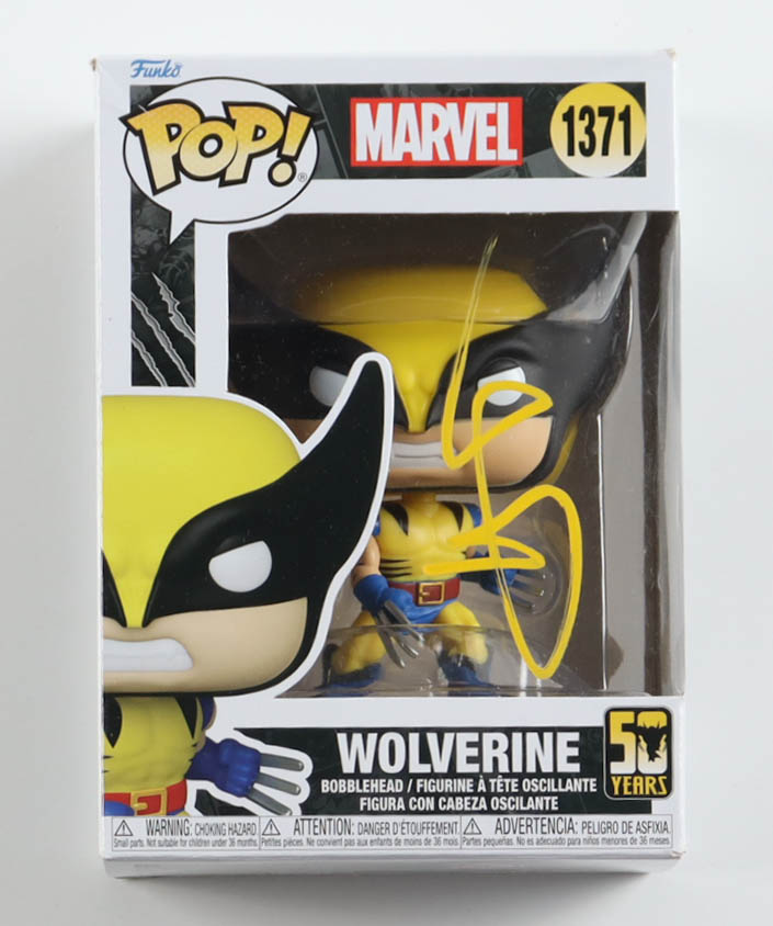 Hugh Jackman Signed "Marvel" #1371 Wolverine Bobble-Head Funko Pop! Vinyl Figure (ACOA) at PristineAuction.com Hugh Jackman Signed "Marvel" #1371 Wolverine Bobble-Head Funko Pop! Vinyl Figure (ACOA) at PristineAuction.com