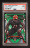 Amarius Mims 2024 Topps Resurgence Green Surge #121 RC #66/175 (PSA 9) at PristineAuction.com