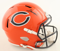 Kyle Monangai Signed Bears Full-Size Speed Helmet (JSA) at PristineAuction.com