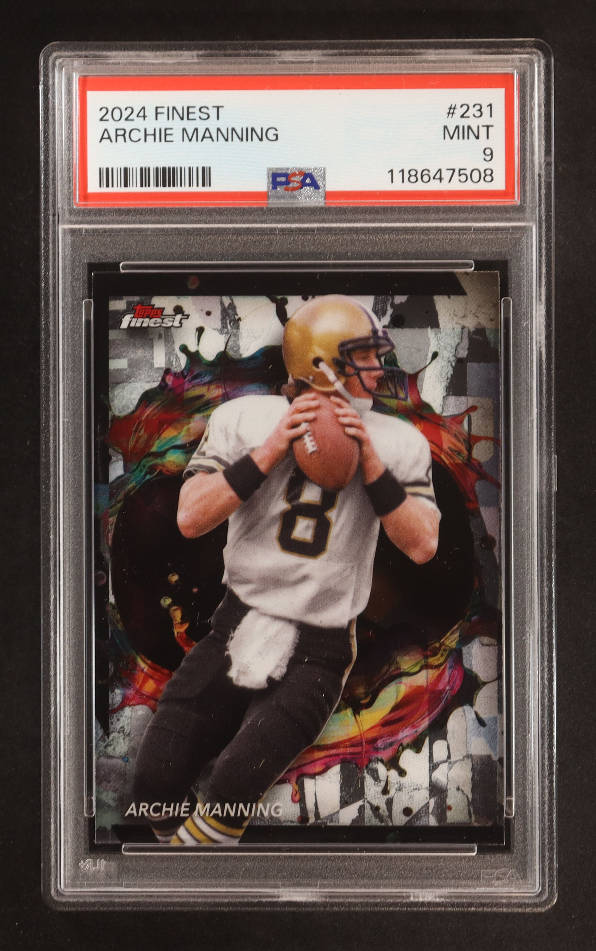Archie Manning 2024 Finest #231 (PSA 9) at PristineAuction.com Archie Manning 2024 Finest #231 (PSA 9) at PristineAuction.com