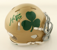 Jadarian Price Signed Notre Dame Fighting Irish Speed Mini Helmet (JSA) at PristineAuction.com