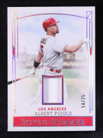 Albert Pujols 2024 Panini Boys of Summer Pastime Materials Holo Silver #25 #14/25 at PristineAuction.com