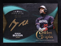 Byron Buxton 2024 Topps Five Star Golden Graphs Aqua #GGBB #20/30 at PristineAuction.com