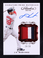 J.D. Martinez 2020 Panini Flawless Signature Prime Materials Ruby #34 #20/20 at PristineAuction.com
