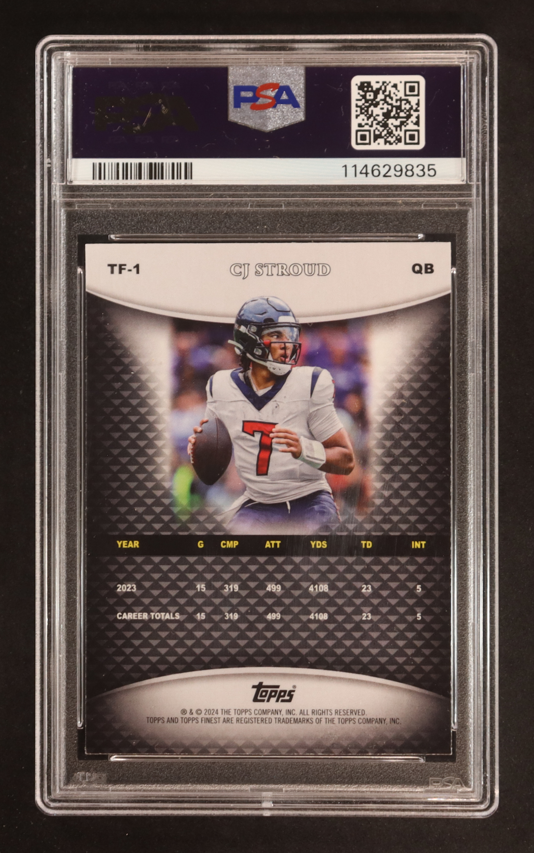 CJ Stroud 2024 Finest Team Finest #TF1 (PSA 10) at PristineAuction.com CJ Stroud 2024 Finest Team Finest #TF1 (PSA 10) at PristineAuction.com