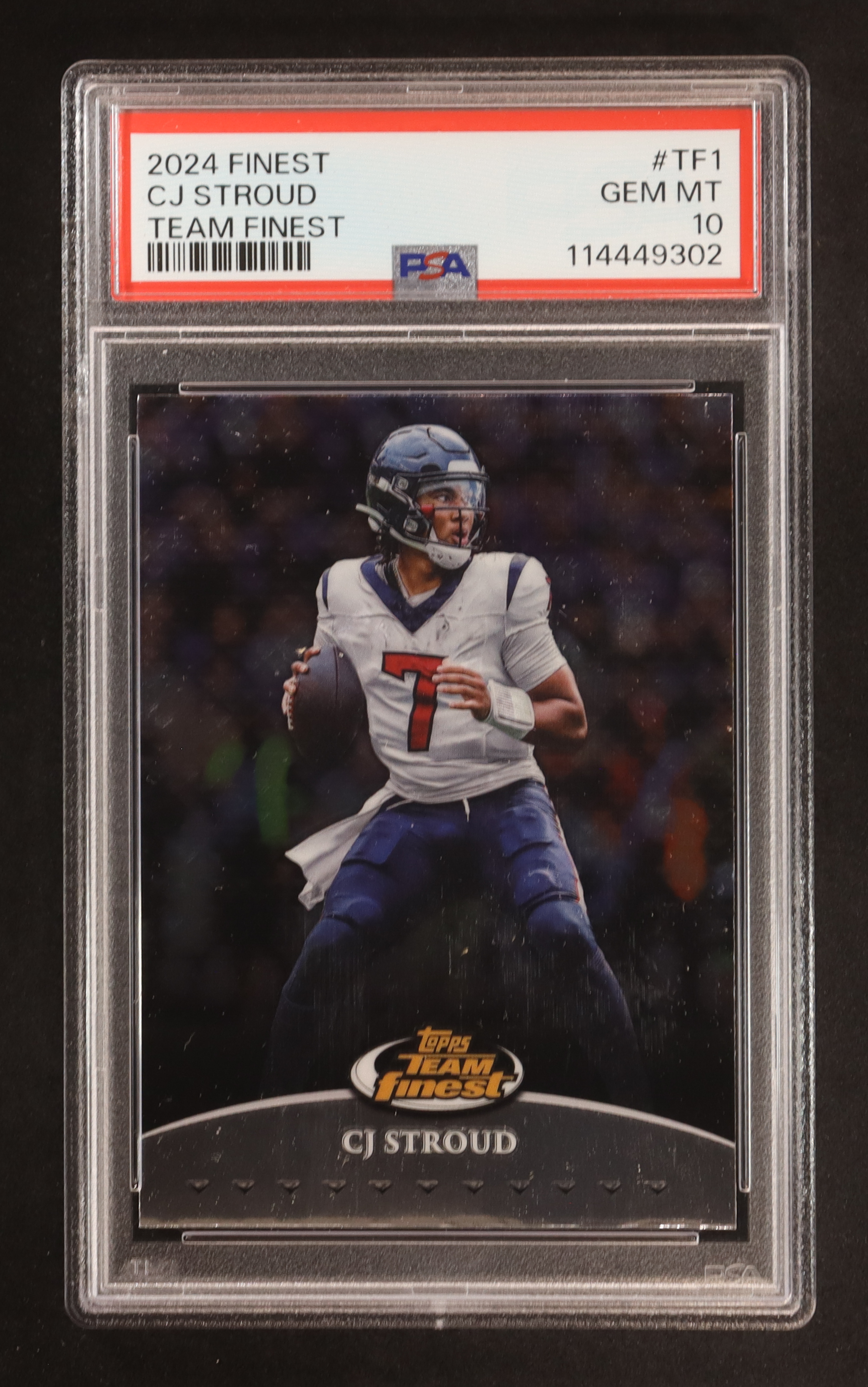 CJ Stroud 2024 Finest Team Finest #TF1 (PSA 10) at PristineAuction.com CJ Stroud 2024 Finest Team Finest #TF1 (PSA 10) at PristineAuction.com