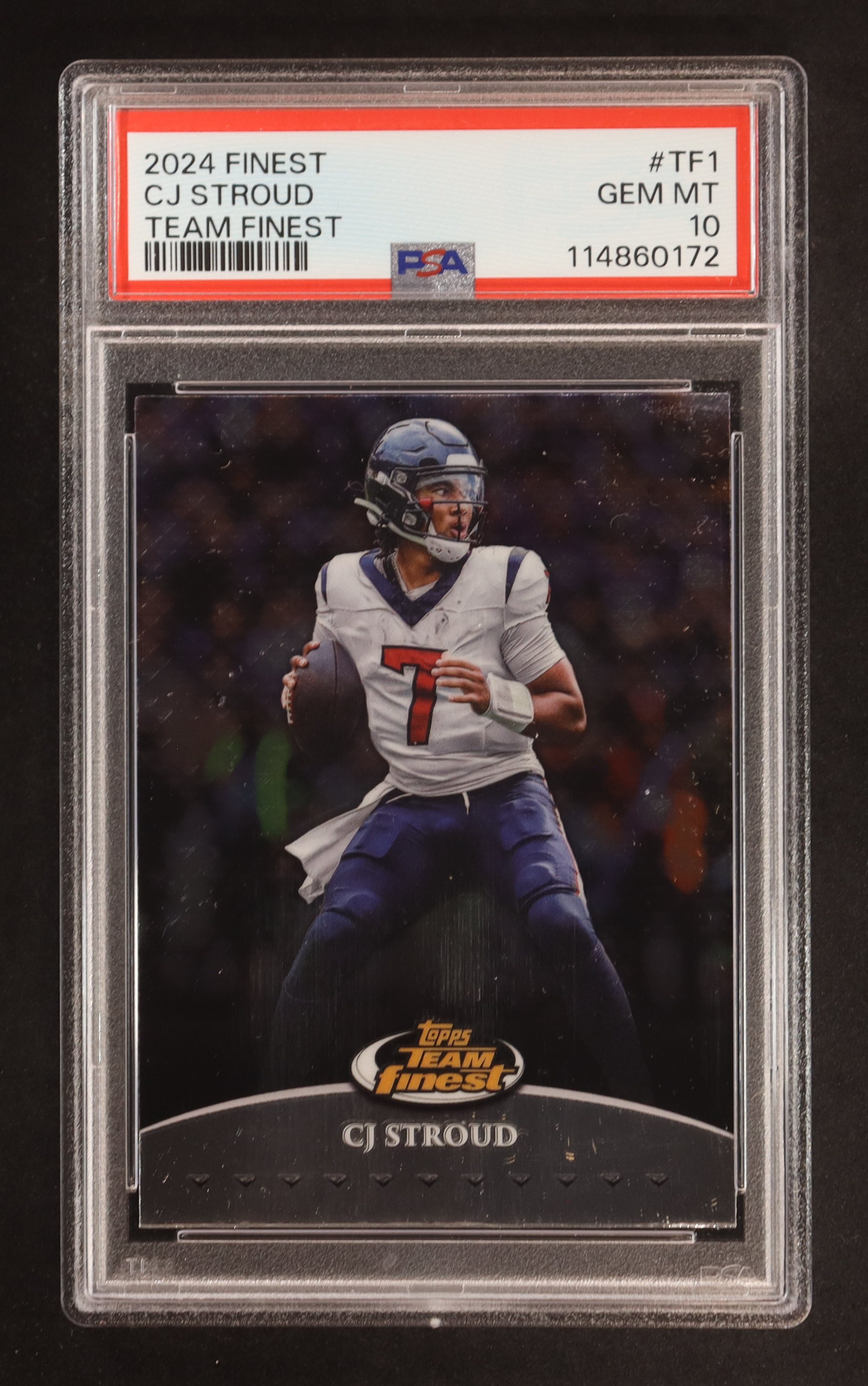 CJ Stroud 2024 Finest Team Finest #TF1 (PSA 10) at PristineAuction.com CJ Stroud 2024 Finest Team Finest #TF1 (PSA 10) at PristineAuction.com