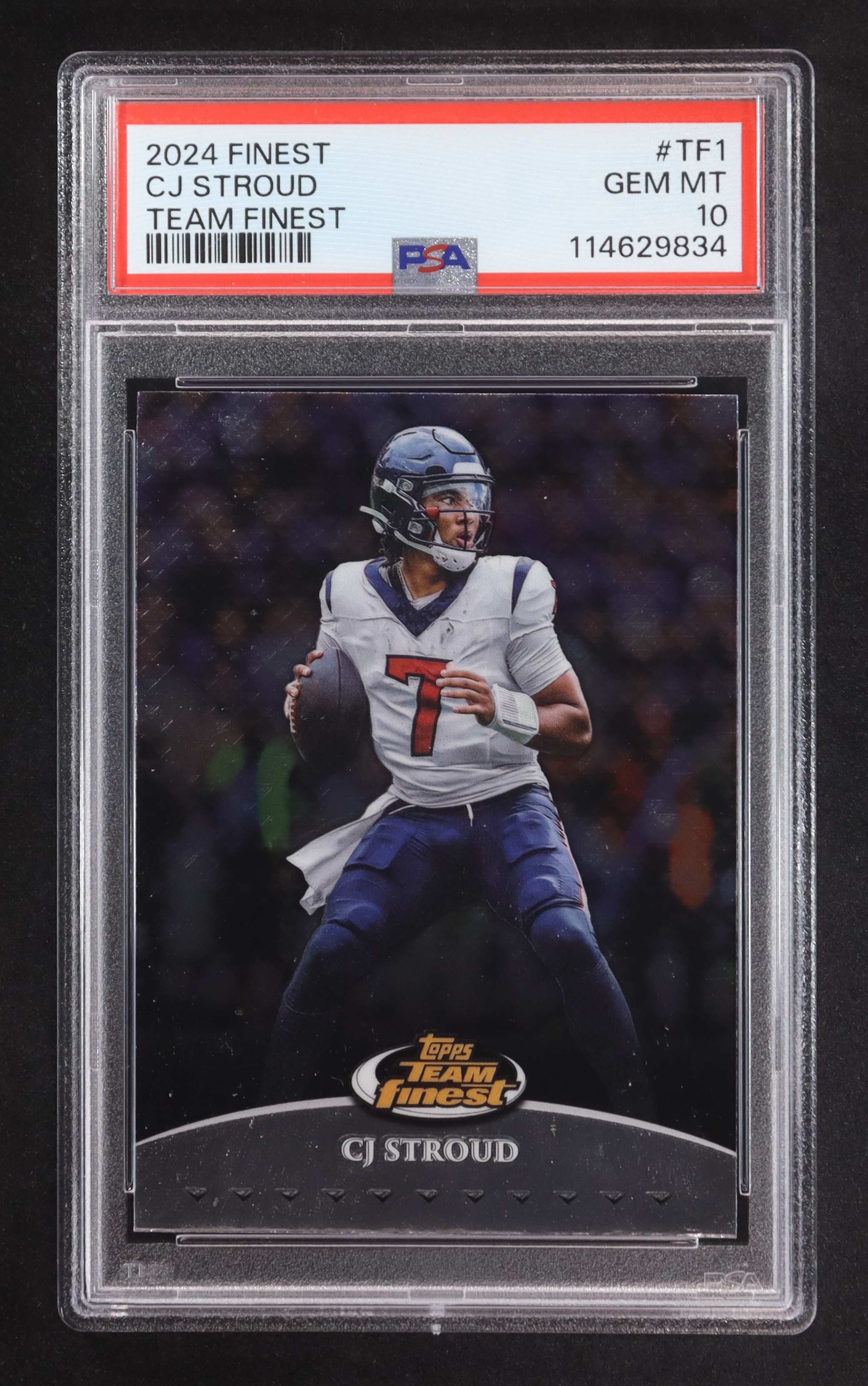 CJ Stroud 2024 Finest Team Finest #TF1 (PSA 10) at PristineAuction.com CJ Stroud 2024 Finest Team Finest #TF1 (PSA 10) at PristineAuction.com