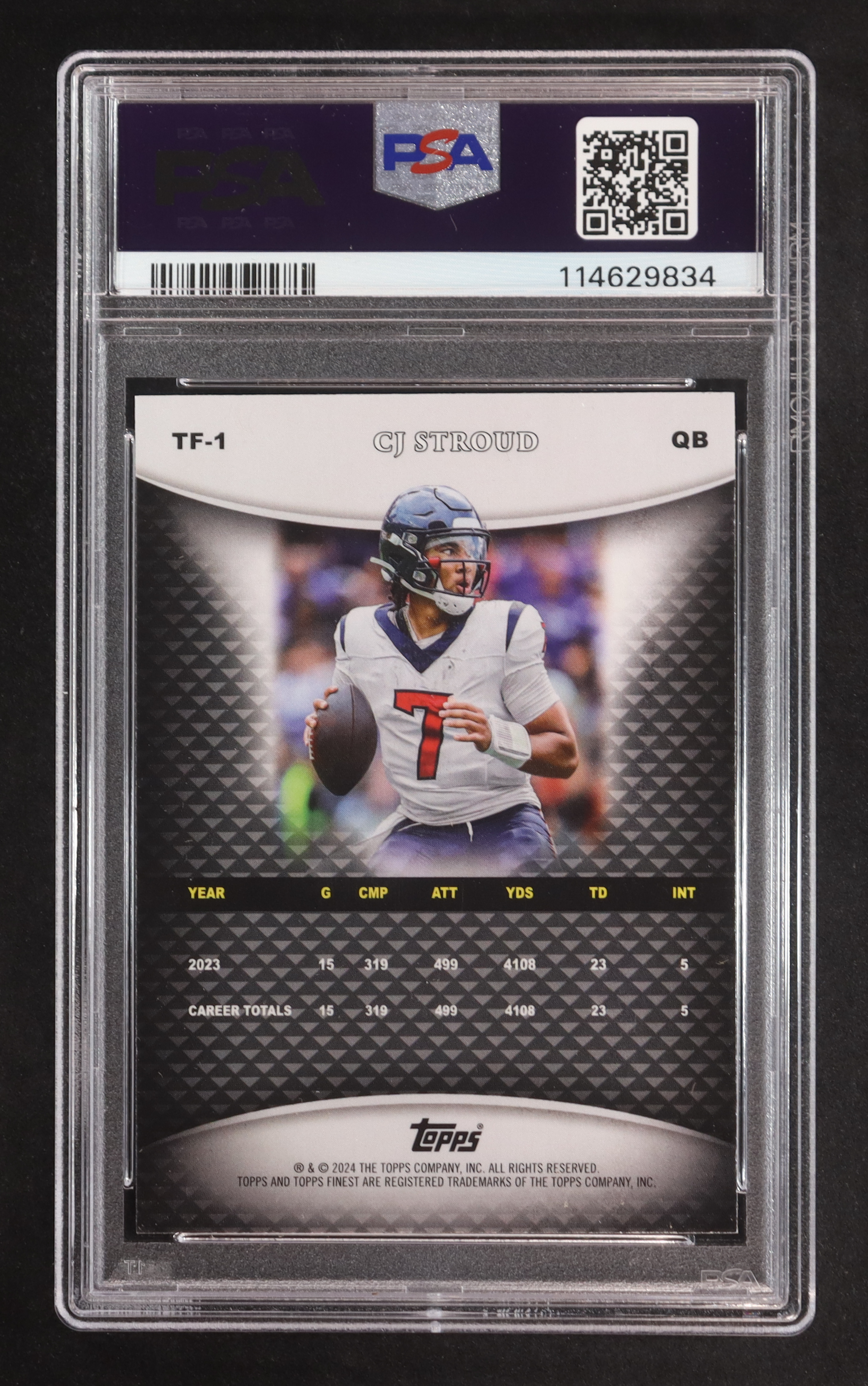 CJ Stroud 2024 Finest Team Finest #TF1 (PSA 10) at PristineAuction.com CJ Stroud 2024 Finest Team Finest #TF1 (PSA 10) at PristineAuction.com