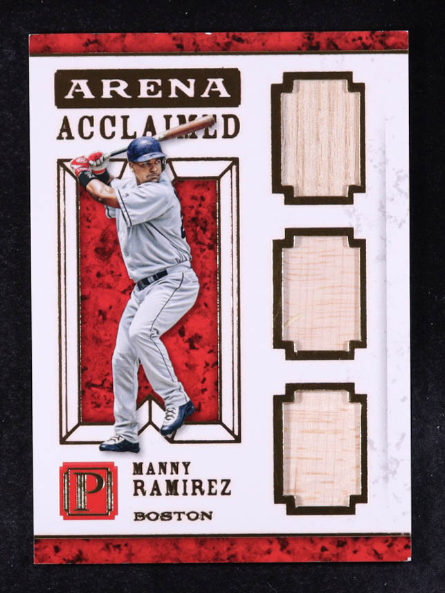 Manny Ramirez 2016 Panini Pantheon Arena Acclaimed Materials Gold #25 #05/10 at PristineAuction.com Manny Ramirez 2016 Panini Pantheon Arena Acclaimed Materials Gold #25 #05/10 at PristineAuction.com