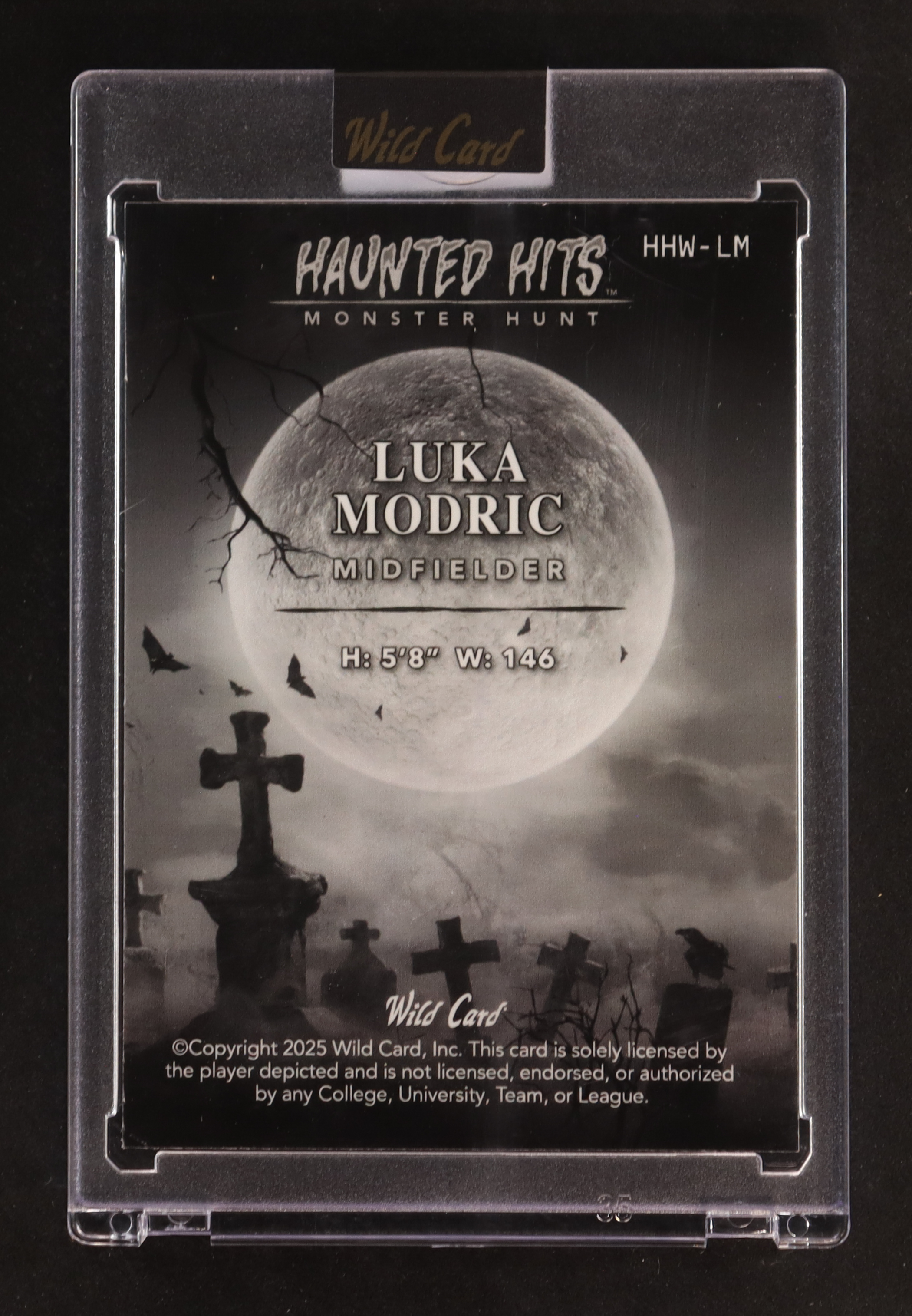 Luka Modric 2025 Wild Card Haunted Hits Monster Hunt #HHW-LM #1/1 at PristineAuction.com Luka Modric 2025 Wild Card Haunted Hits Monster Hunt #HHW-LM #1/1 at PristineAuction.com