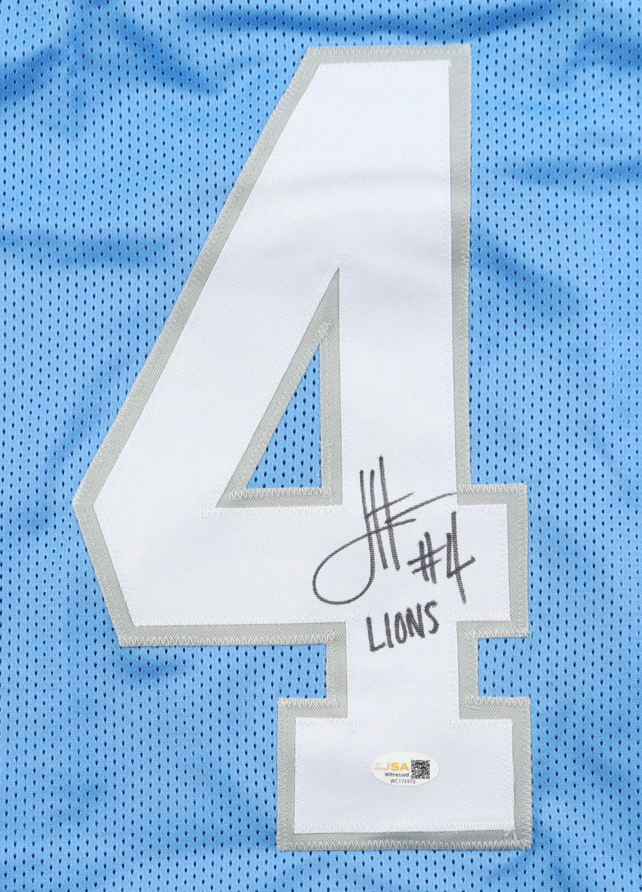 Jason Hanson Signed Jersey Inscribed "Lions" (JSA) at PristineAuction.com Jason Hanson Signed Jersey Inscribed "Lions" (JSA) at PristineAuction.com