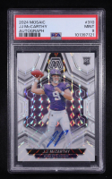 JJ McCarthy 2024 Panini Mosaic Rookie Autographs Mosaic #310 RC (PSA 9) at PristineAuction.com