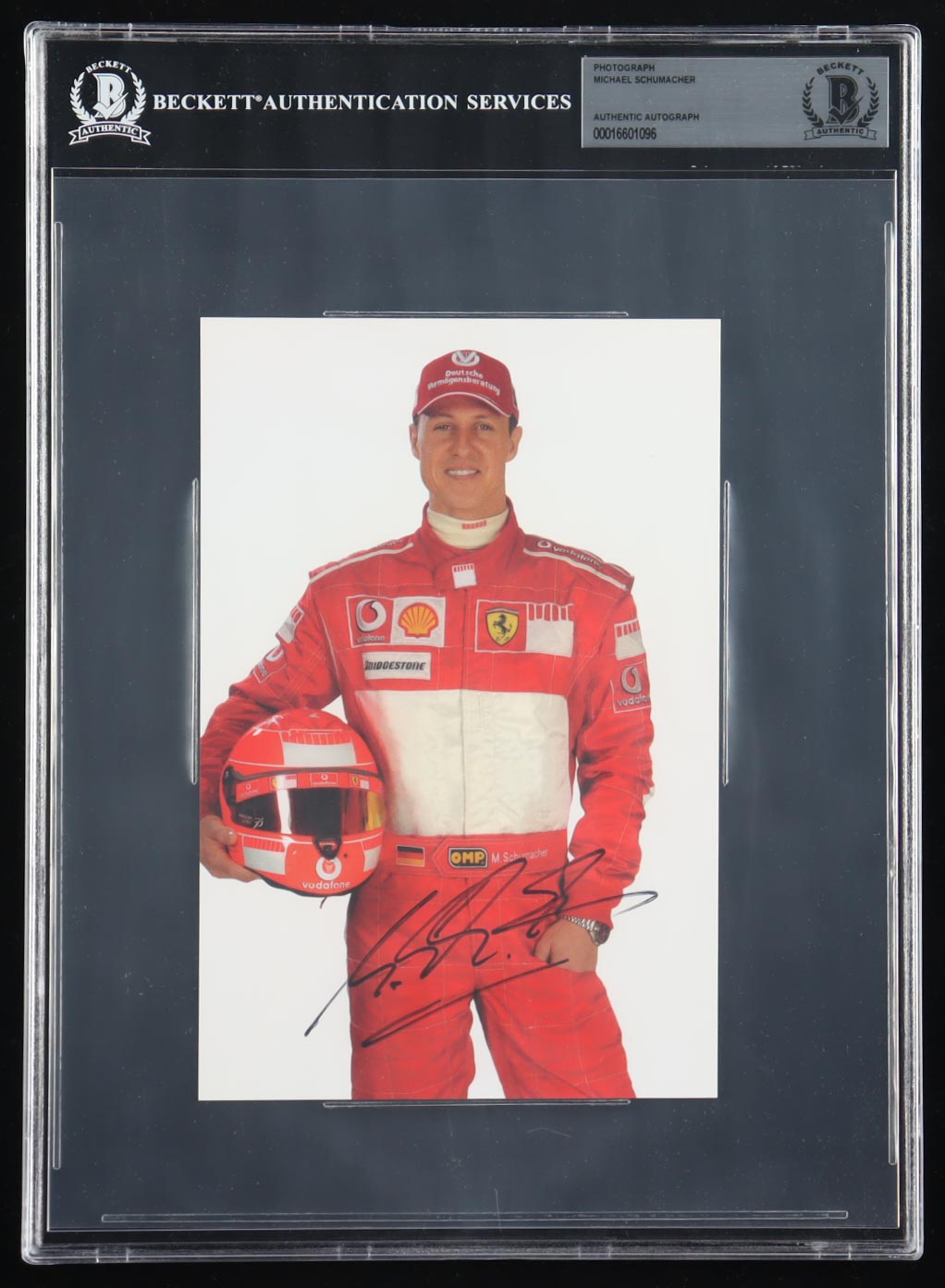 Michael Schumacher Signed Formula One 5x7.5 Photo (BGS) at PristineAuction.com Michael Schumacher Signed Formula One 5x7.5 Photo (BGS) at PristineAuction.com