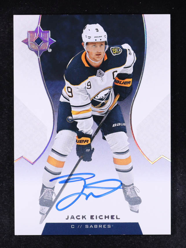 Jack Eichel 2019-20 Ultimate Collection Autographs #60 at PristineAuction.com Jack Eichel 2019-20 Ultimate Collection Autographs #60 at PristineAuction.com