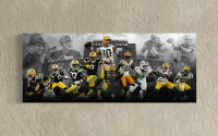 Packers Stars & Legends Custom 12x30 Canvas at PristineAuction.com