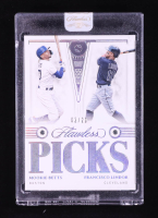 Mookie Betts / Francisco Lindor 2022 Panini Flawless Flawless Picks #3 #02/20 at PristineAuction.com