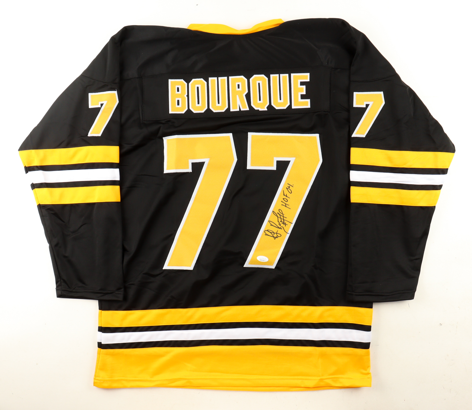 Ray Bourque Signed Jersey Inscribed "HOF 04" (JSA) at PristineAuction.com Ray Bourque Signed Jersey Inscribed "HOF 04" (JSA) at PristineAuction.com