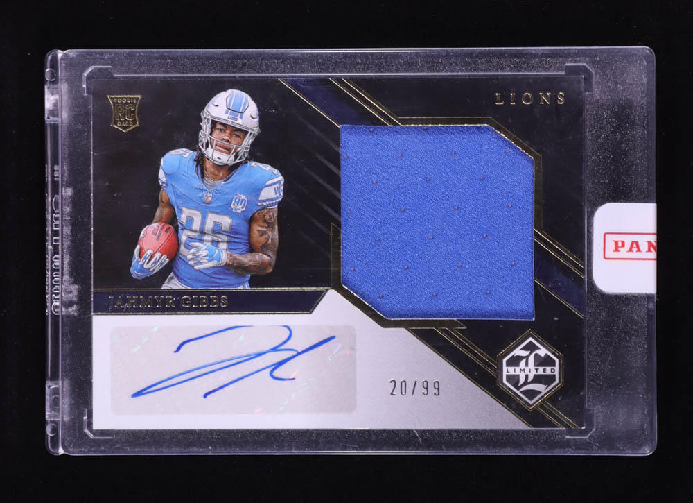 Jahmyr Gibbs 2023 Limited #154 JSY AU EXCH RC #20/99 at PristineAuction.com Jahmyr Gibbs 2023 Limited #154 JSY AU EXCH RC #20/99 at PristineAuction.com