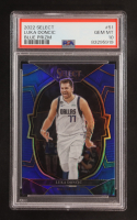 Luka Doncic 2022-23 Panini Select Blue Prizm #51 (PSA 10) at PristineAuction.com