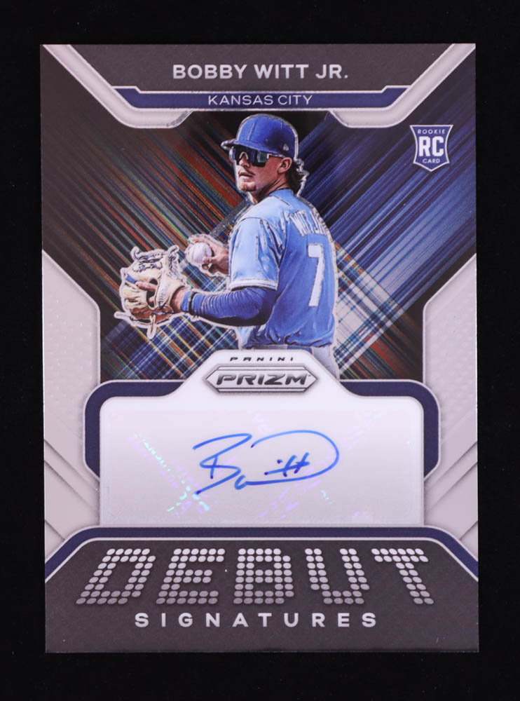 Bobby Witt Jr. 2022 Panini Prizm Debut Signatures #2 RC at PristineAuction.com Bobby Witt Jr. 2022 Panini Prizm Debut Signatures #2 RC at PristineAuction.com