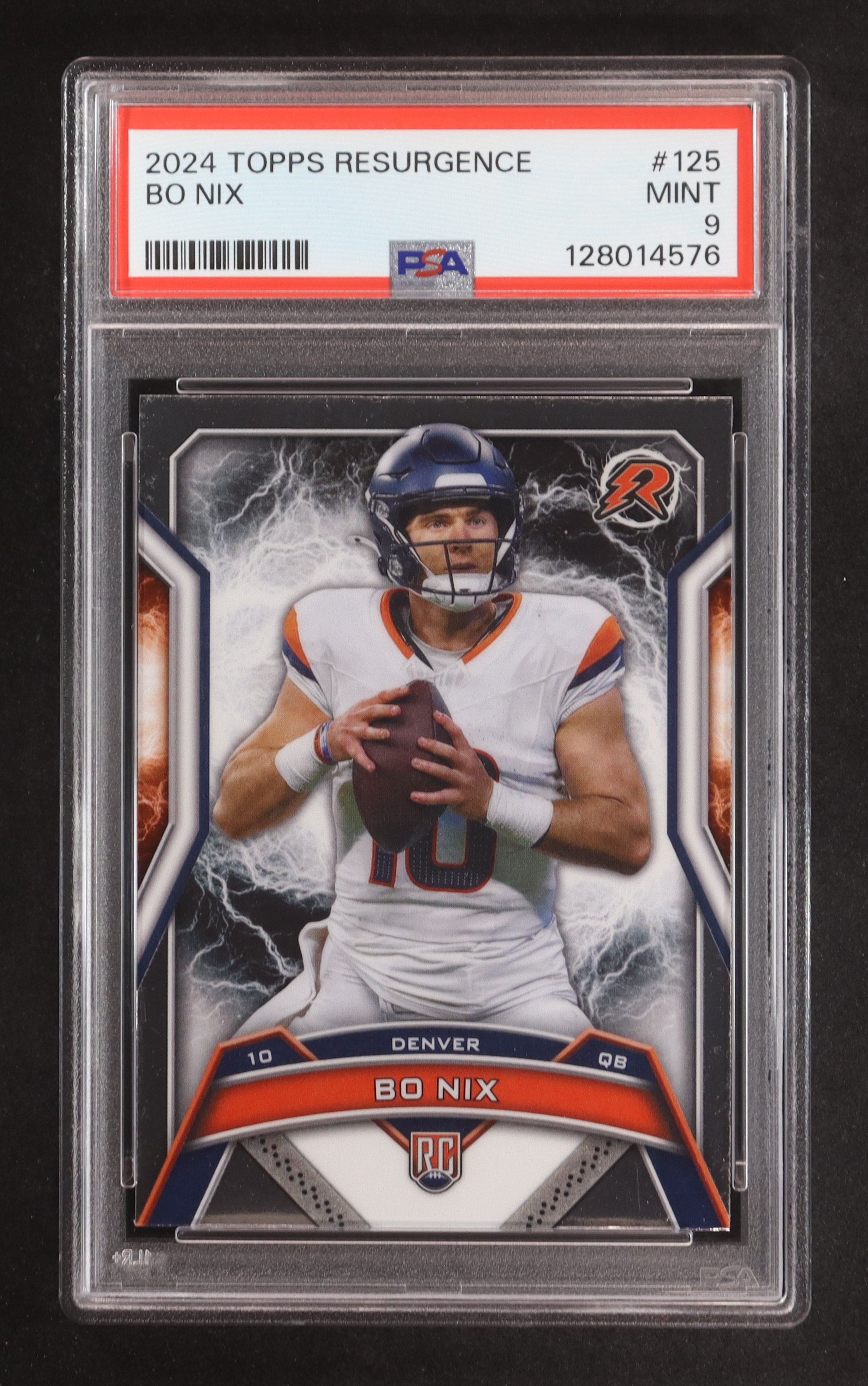 Bo Nix 2024 Topps Resurgence #125 RC (PSA 9) at PristineAuction.com Bo Nix 2024 Topps Resurgence #125 RC (PSA 9) at PristineAuction.com