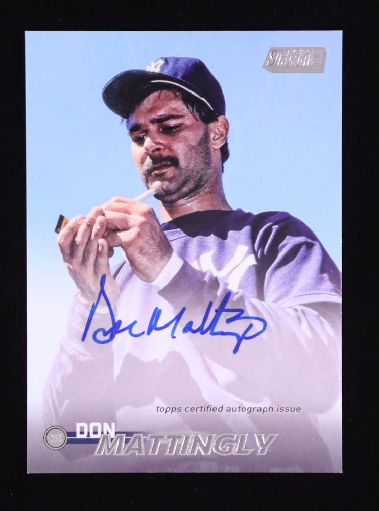 Don Mattingly 2023 Stadium Club Autographs #SCBADMG at PristineAuction.com Don Mattingly 2023 Stadium Club Autographs #SCBADMG at PristineAuction.com
