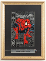 1990 "Spider-Man" #1 Marvel Comic Book Custom Framed Display with Title Plaque at PristineAuction.com