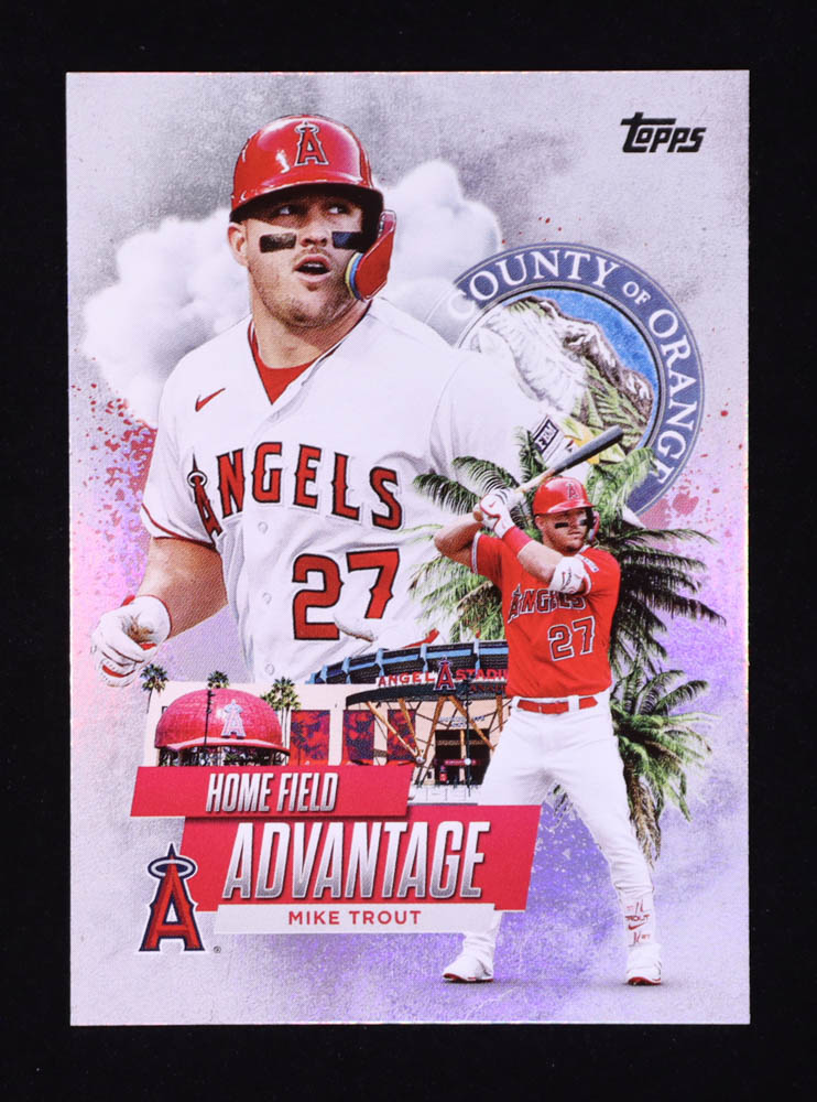 Mike Trout 2025 Topps Home Field Advantage #HA6 at PristineAuction.com Mike Trout 2025 Topps Home Field Advantage #HA6 at PristineAuction.com