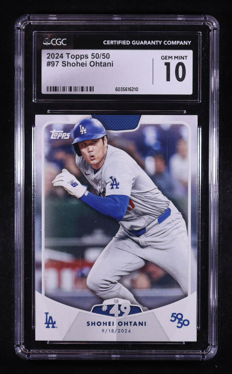 Shohei Ohtani 2024 Topps 50/50 Ohtani #97 (CGC 10) at PristineAuction.com Shohei Ohtani 2024 Topps 50/50 Ohtani #97 (CGC 10) at PristineAuction.com