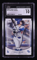 Shohei Ohtani 2024 Topps 50/50 Ohtani #12 (CGC 10) at PristineAuction.com
