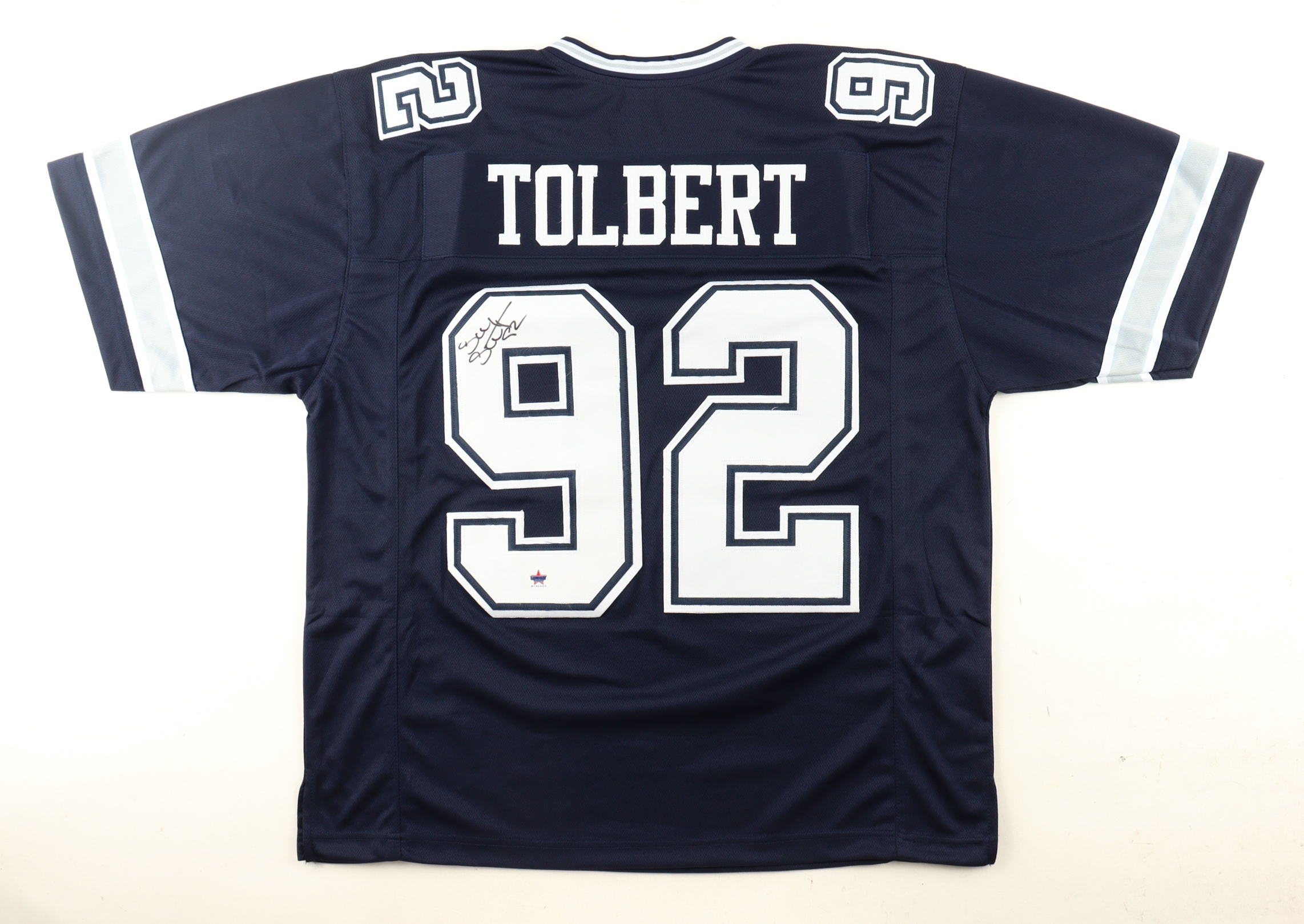 Tony Tolbert Signed Jersey (Gameday) at PristineAuction.com Tony Tolbert Signed Jersey (Gameday) at PristineAuction.com