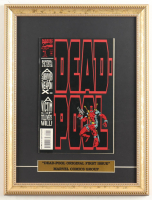 1993 "Dead Pool" Issue #1 Custom Framed Marvel Comic Book Display with Spider-Man Pin at PristineAuction.com