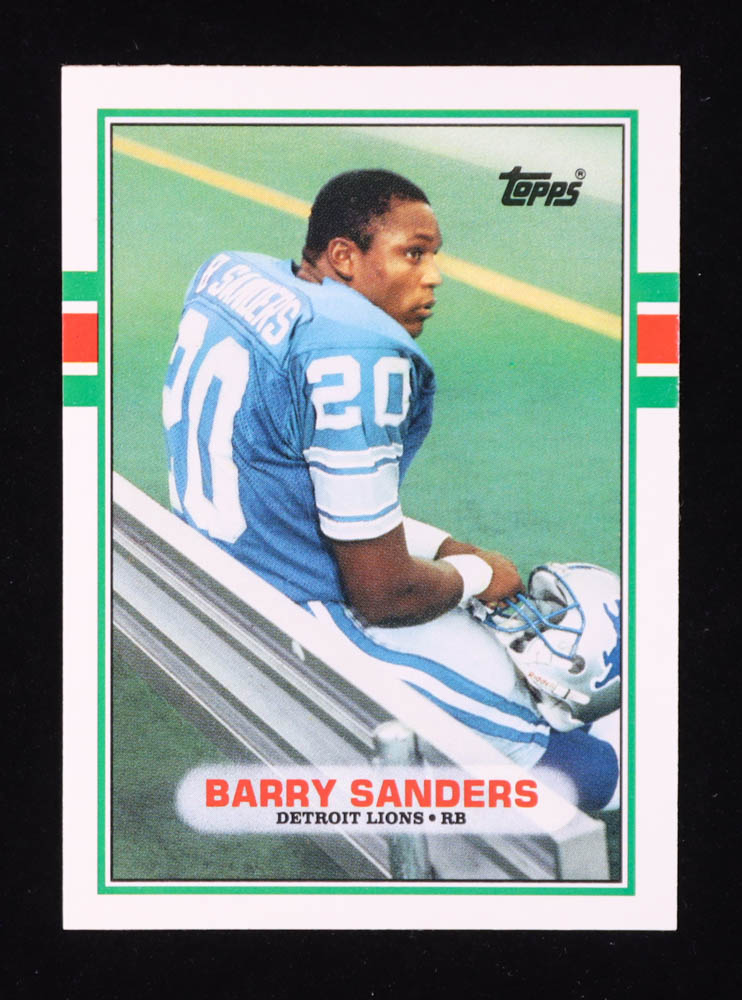 Barry Sanders 1989 Topps Traded #83T RC at PristineAuction.com Barry Sanders 1989 Topps Traded #83T RC at PristineAuction.com