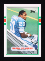 Barry Sanders 1989 Topps Traded #83T RC at PristineAuction.com