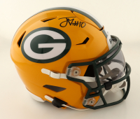 Jordan Love Signed Packers Mid-Size SpeedFlex Helmet With Visor (Beckett) at PristineAuction.com